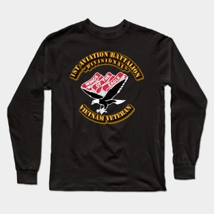 1st Aviation Battalion(Divisional) w Txt Long Sleeve T-Shirt